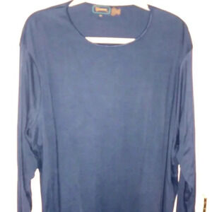 Glenover Dark Navy Blue Colored Ribbed Shirt